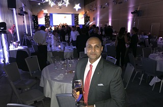Sami-Sabinsa founder Muhammed Majeed Ph.D. was chosen as the 2018 NutraChampion in the NutraIngredients Awards in association with VitaFoods Europe. Shaheen Majeed, Sabinsa President Worldwide, accepted the award on his father’s behalf in Geneva on 16th May 2018.