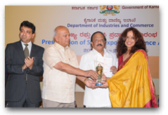 VISVESVARAYA TRADE PROMOTION CENTRE (VTPC) is a mandated nodal agency for promotion of Trade from the State of Karnataka. registered under the Karnataka Societies Act. It is supervised and regulated by an autonomous body constituted by the Government of Karnataka. VTPC has been operational since 1965 under the aegis of Department of Industries & Commerce. VTPC is named after Chief architect of modern Karnataka, Bharat Ratna Late Sir M.Visvesvaraya, who was instrumental in the industrialization of the state. As a part of an Export Promotion, the VTPC organizes State Export Awards, every year.
